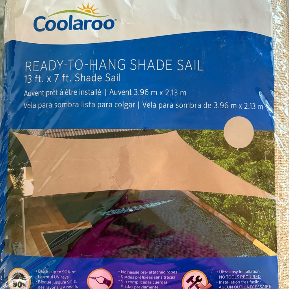 Coolaroo Ready-To-Hang Shade Sail
